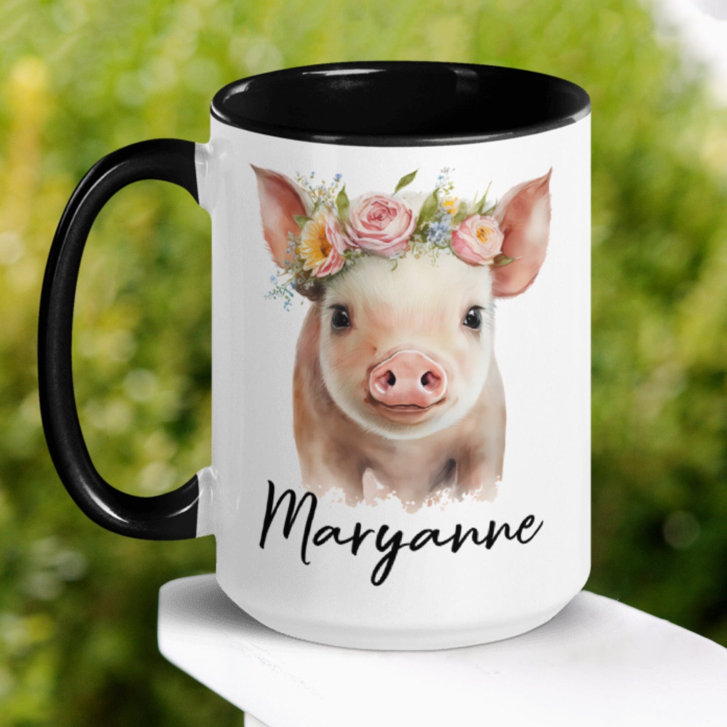 Pig Mug, Pig Coffee Mug - Zehnaria - PETS & ANIMALS - Mugs