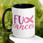 Fuck Cancer Mug, Cancer Care Package - Zehnaria - INSPIRE & MOTIVE - Mugs