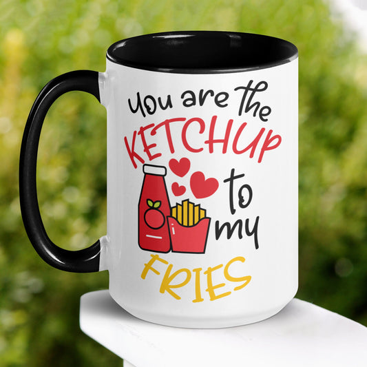 Valentine's Day Mug, You are the Ketchup to My Fries Mug - Zehnaria - MORE HOLIDAYS & SEASONS - Mugs