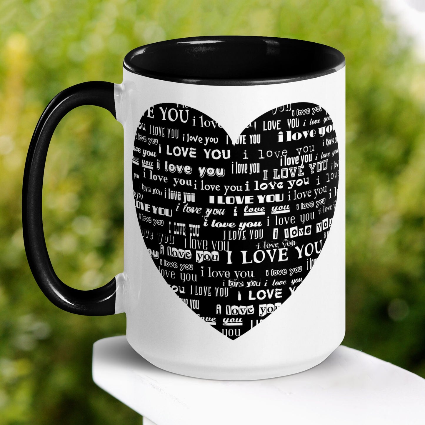 Heart Mug, I Love You Mug - Zehnaria - MORE HOLIDAYS & SEASONS - Mugs