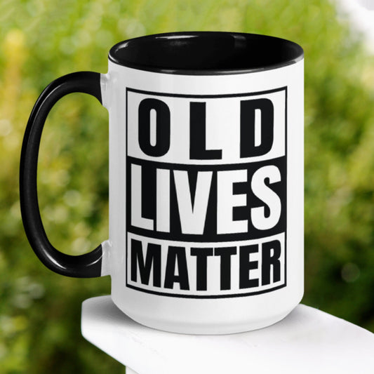 Old Lives Matter Mug, Grandparent Mug - Zehnaria - FUNNY HUMOR - Mugs