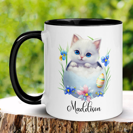 Easter Cat Mug, Cat Lover Mug - Zehnaria - MORE HOLIDAYS & SEASONS - Mugs