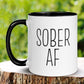 Sobriety Gifts, Sober AF Mug - Zehnaria - SOBRIETY - Mugs