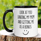 Bonus Dad Mug, Mug for Step Dad - Zehnaria - FAMILY & FRIENDS - Mugs