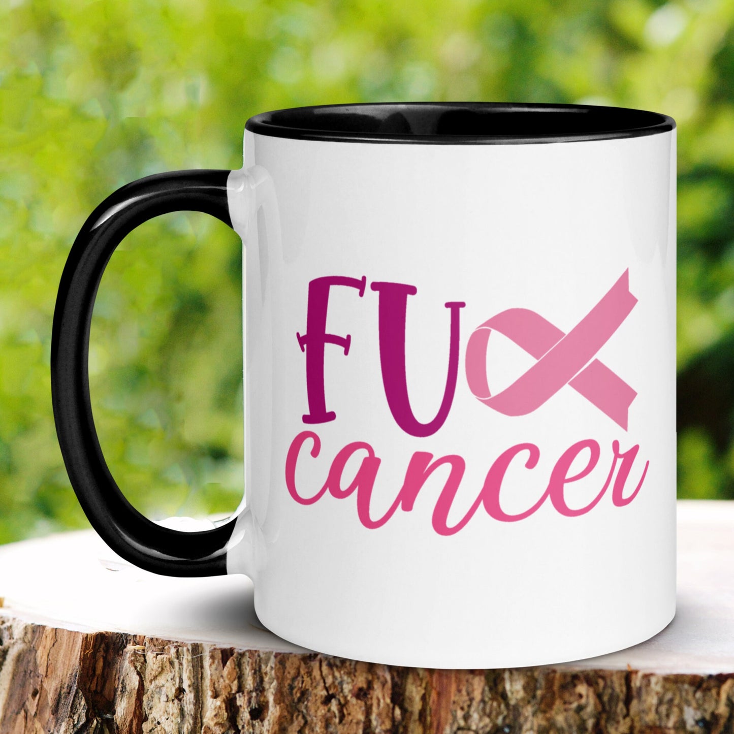 Fuck Cancer Mug, Cancer Care Package - Zehnaria - INSPIRE & MOTIVE - Mugs