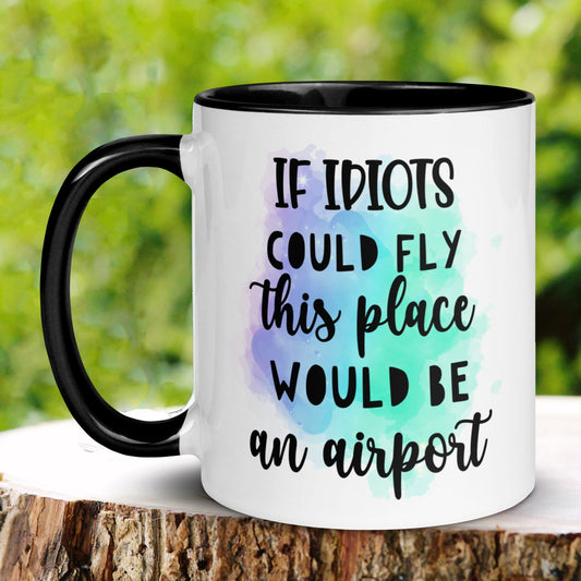 Airport Mug, Pilot Mug - Zehnaria - FUNNY HUMOR - Mugs