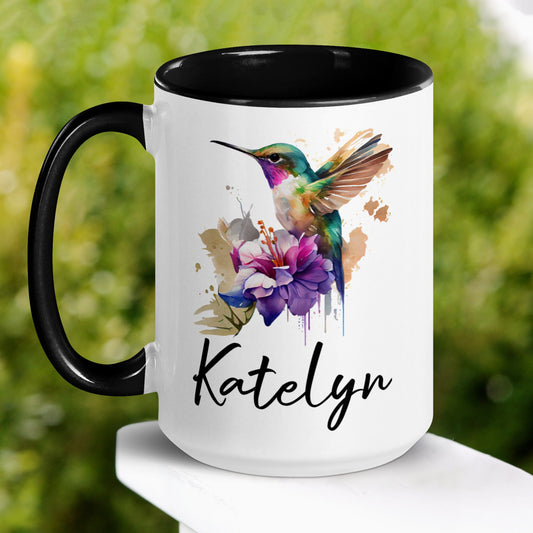 Personalized Hummingbird Mug, Bird Mug - Zehnaria - PETS & ANIMALS - Mugs