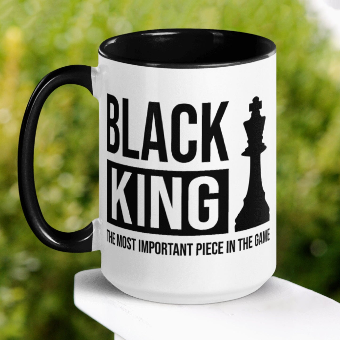 Black King Mug, Most Powerful Piece In The Game - Zehnaria - CULTURAL - Mugs