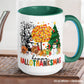 Happy Hallothanksmas Mug, Funny Holiday Trees Gift for Christmas - Zehnaria - WINTER HOLIDAY - Mugs