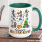 Happy Hallothanksmas Mug, Gift for Christmas - Zehnaria - WINTER HOLIDAY - Mugs