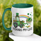 St Patricks Day Mug, Pushing My Luck - Zehnaria - MORE HOLIDAYS & SEASONS - Mugs
