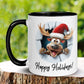 Christmas Gifts, Christmas Moose - Zehnaria - WINTER HOLIDAY - Mugs