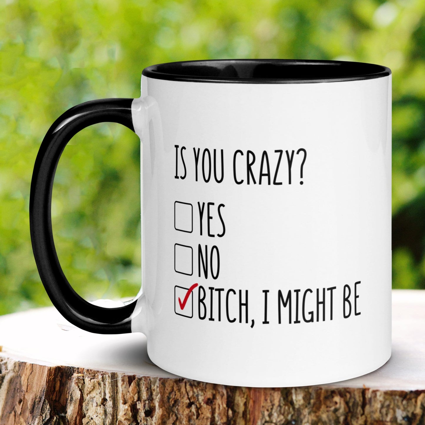 Is You Crazy Mug, Bitch I might Be - Zehnaria - FUNNY HUMOR - Mugs