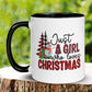 Just A Girl Who Loves Christmas, Christmas Gifts - Zehnaria - WINTER HOLIDAY - Mugs