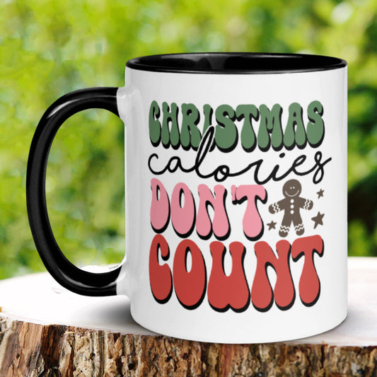 Christmas Calories Don't Count, Christmas Gifts - Zehnaria - WINTER HOLIDAY - Mugs