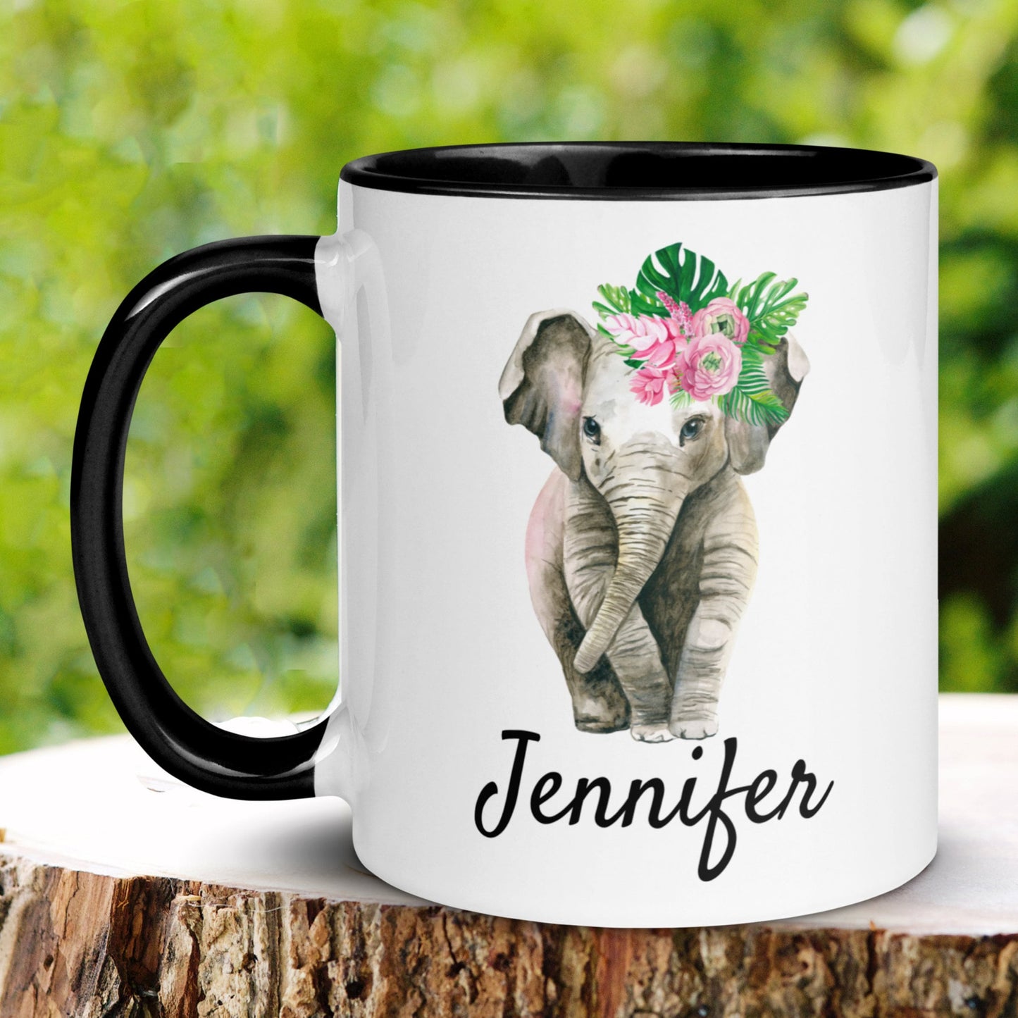 Elephant Gifts, Elephant Mug - Zehnaria - PETS & ANIMALS - Mugs