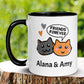 Friends Forever Personalized Custom Mug, Tea Coffee Cup - Zehnaria - FAMILY & FRIENDS - Mugs