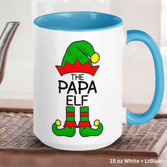 Christmas Mug, Papa Elf - Zehnaria - WINTER HOLIDAY - Mugs