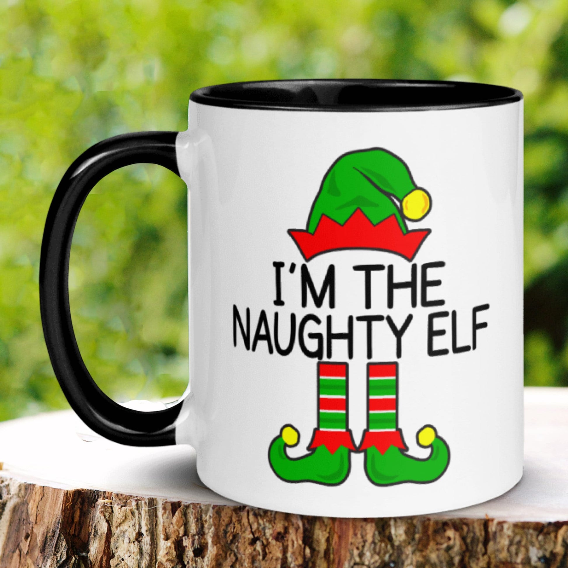 Christmas Mug, Naughty Elf Mug - Zehnaria - WINTER HOLIDAY - Mugs