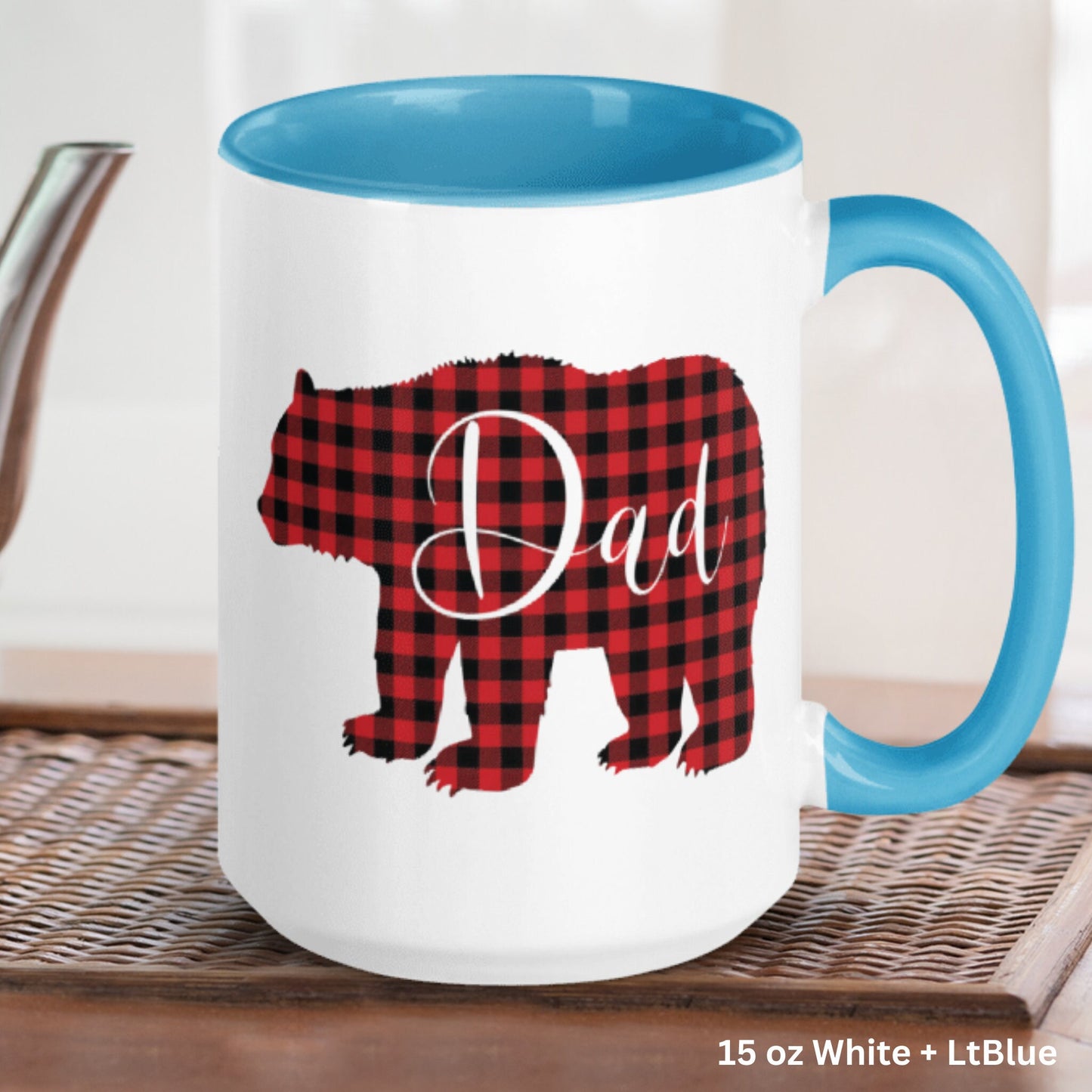 Papa Bear Mug, Gift for Dad - Zehnaria - FAMILY & FRIENDS - Mugs