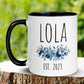Lola Mug, Flower Name Mug - Zehnaria - FAMILY & FRIENDS - Mugs