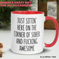 Sobriety Gifts, Sober Mug, Sober Coffee Mug, Sobriety Anniversary Gift, Addiction Recovery, AA Gifts, Sitting Here On The Corner, 1246 - Zehnaria - SOBRIETY - Mugs