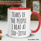 Jiu Jitsu Mug, Martial Arts Gifts, Tears of The People I Beat At Jiu-Jitsu, Jiu Jitsu Gifts, Funny Coffee Mug, Brazilian Jiu-Jitsu Gift 1245 - Zehnaria - HOBBIES & TRAVEL - Mugs